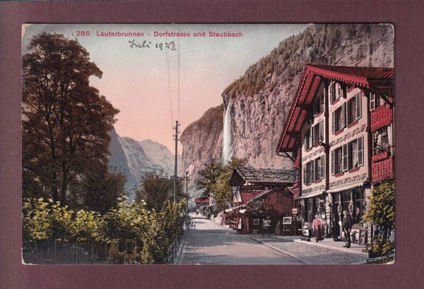 LAUTERBRUNNEN - Dorfstrasse - 1923