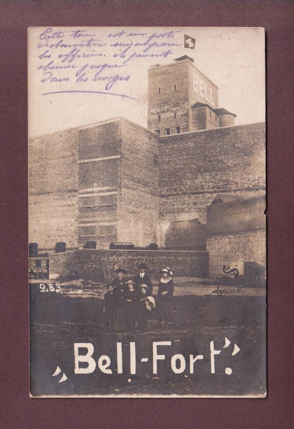 Photo - BASEL - Fabrik BELL - Turm - 1916