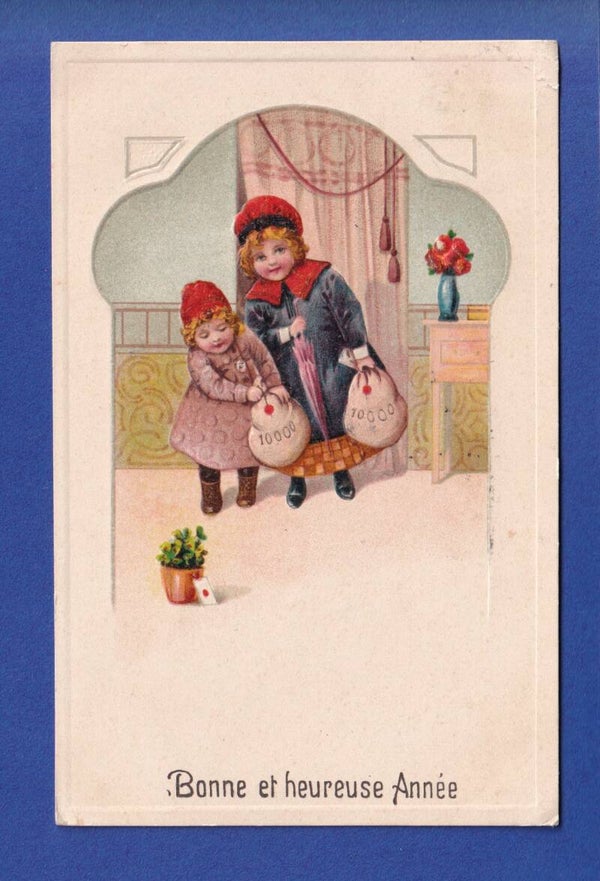 NOUVEL AN - Enfants - Fortune - 1913