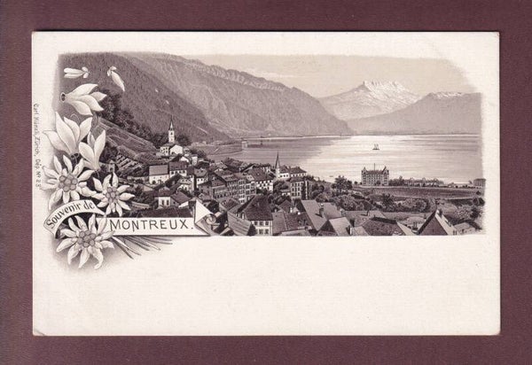 Souvenir de MONTREUX - Litho Künzli