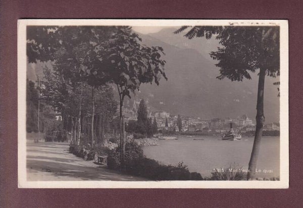 MONTREUX - Quai - Bateau CGN