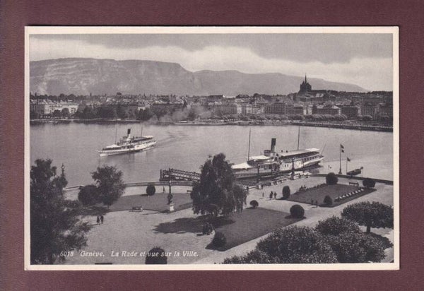 GENEVE - Rade - Bateaux CGN