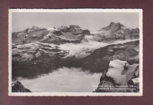 CLARIDEN und SCHEERHORNvon Klausenpass