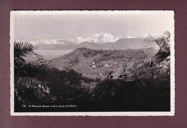 MONTE ROSA visto dala Vill'Alta
