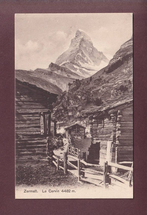ZERMATT - Ruelle et Cervin