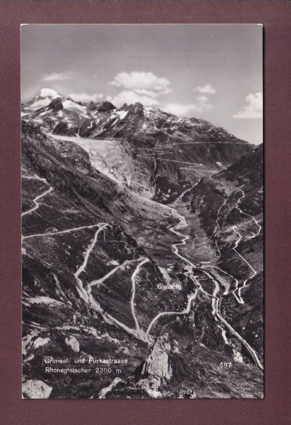 Grimsel- un Furkastrasse - RHONEGLETSCHER