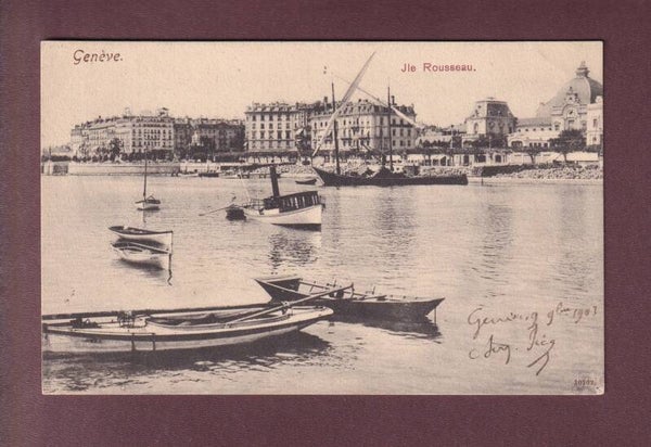 GENEVE - Dans le Port - 1903