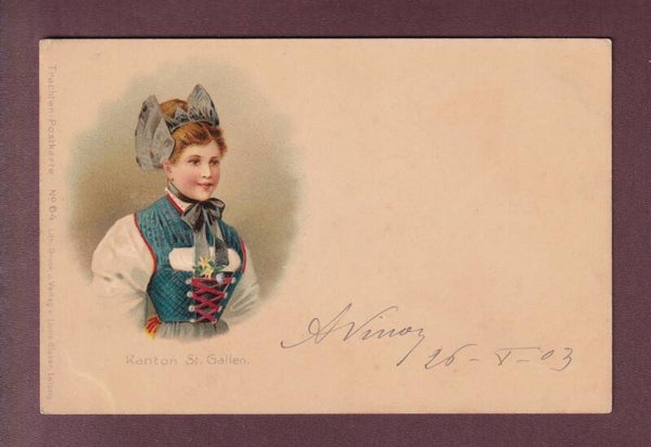ST. GALLEN - Tracht - 1903