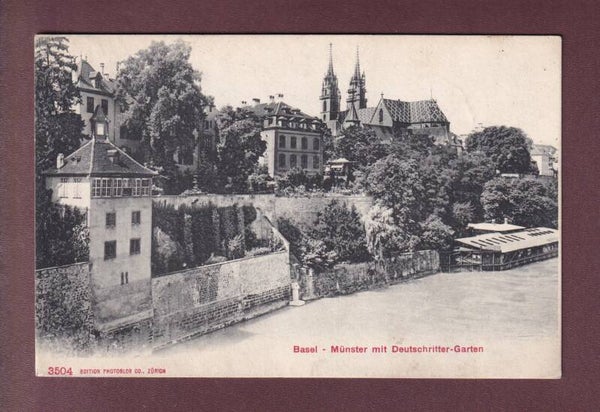 BASEL - Münster - Deutschritter-Garten - 1906