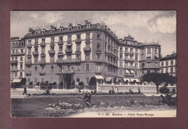 GENEVE - Hôtel Beau-Rivage - 1910