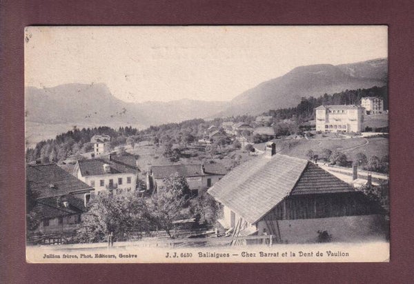 BALLAIGUES - Chez Barrat - 1908