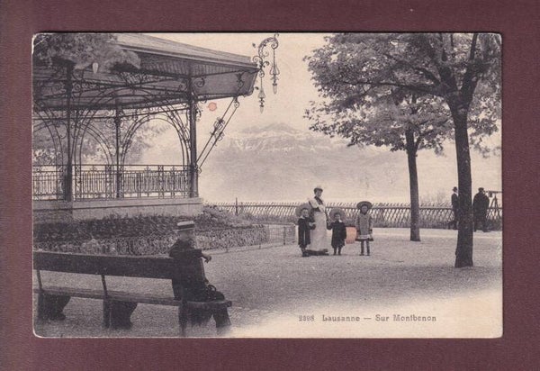 LAUSANNE - Sur Montbenon - 1907