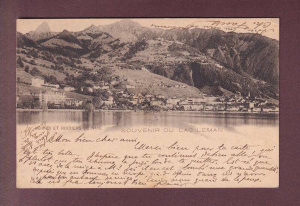 VERNEX et Rochers de Naye - 1905