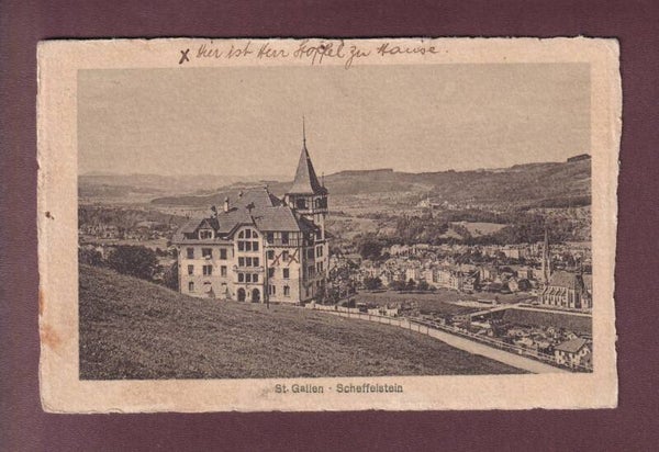 ST. GALLEN - Scheffelstein // kleines Loch //