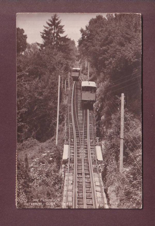 Funiculaire TERRITET-GLION - 1917