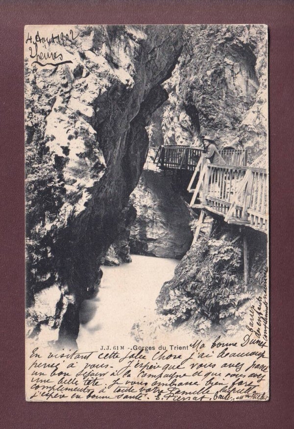 Gorges du TRIENT - 1902