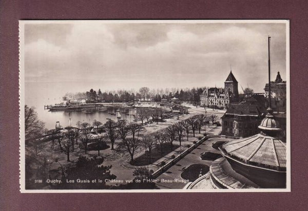 LAUSANNE - Quai d'Ouchy - Château