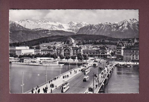 LUZERN - Bahnhof - Schiff - Tram