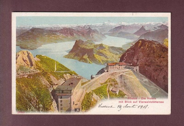 PILATUS - Die Hotels - 1908