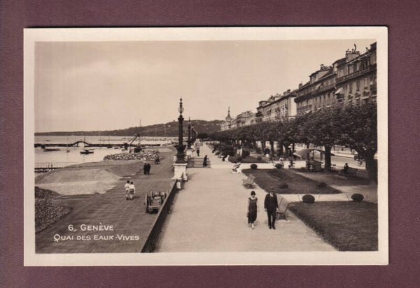 GENEVE - Quai des Eaux-Vives
