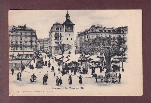 GENEVE - Tour de l'Île - Tram - Attelage