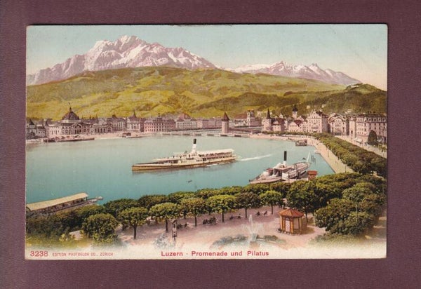 LUZERN - Promande - Schiff - Pilatus