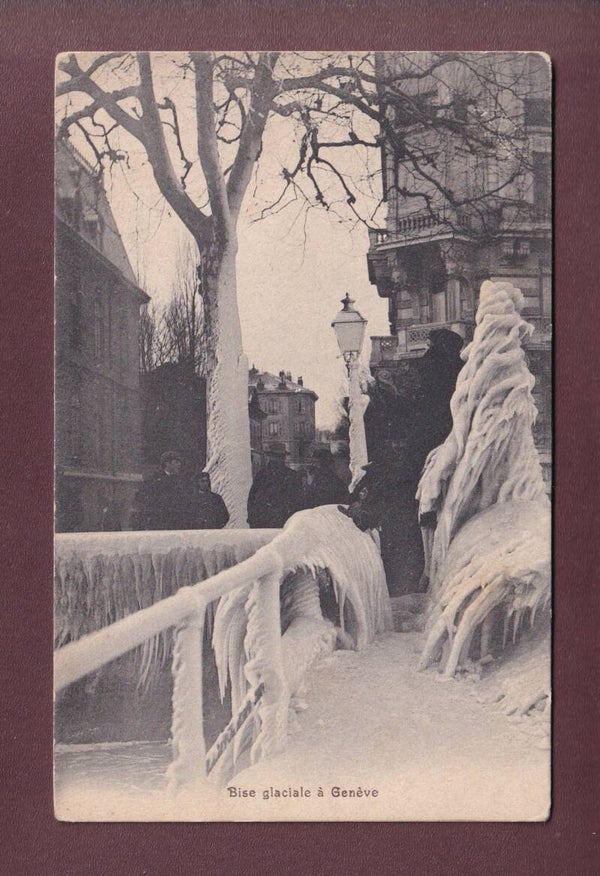 Bise glaciale à GENEVE