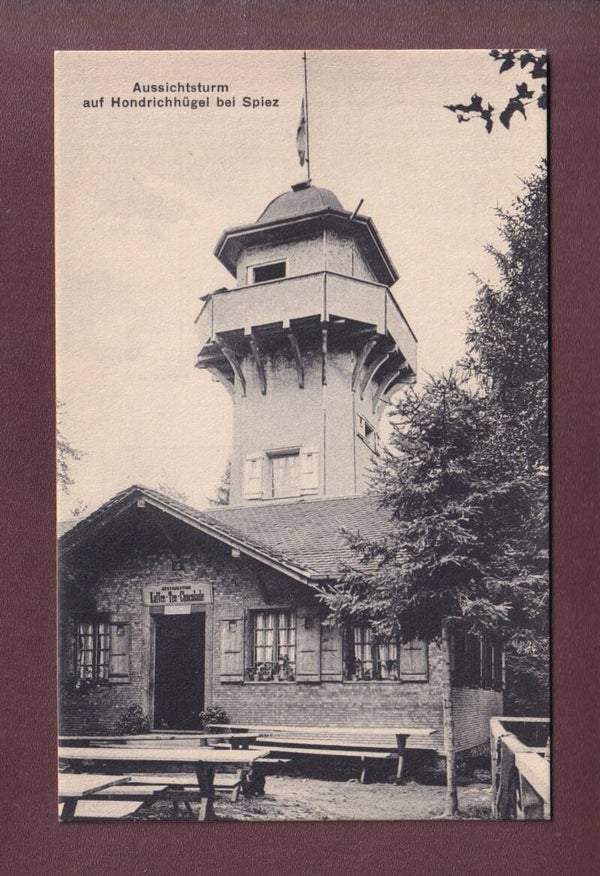 Aussichtsturm auf HONDRICHHÜGEL bei Spiez