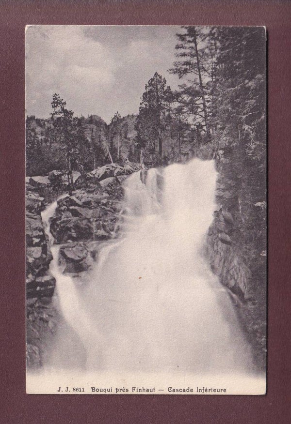 BOUQUI près Finhaut - Cascade inférieure