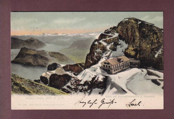PILATUS-KULM mit Schnee - 1905