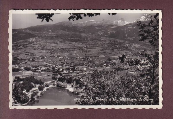 SIERRE - Lac de Géronde - 1953