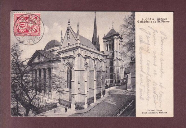 GENEVE - Cathédrale St. Pierre - 1907
