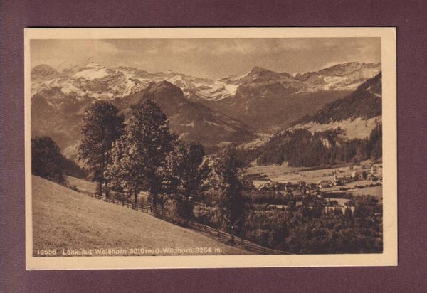LENK - Weisshorn - Wildhorn - 1921