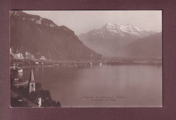 MONTREUX - Eglise - Chillon - Villeneuve - 1912