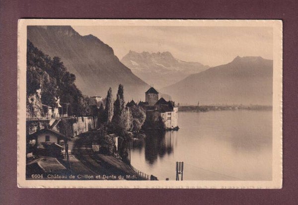 VEYTAUX - Gare - Château de CHILLON - 1911