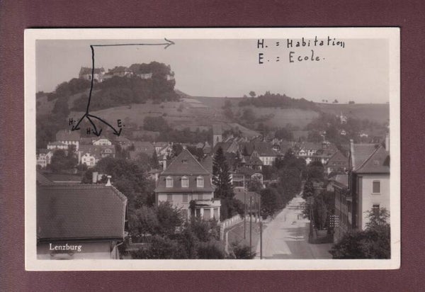 LENZBURG - Teilansicht - 1936