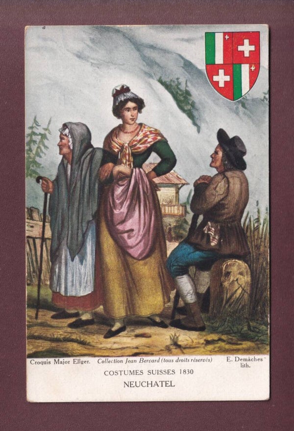 Costumes Suisses - NEUCHÂTEL - Feldpost