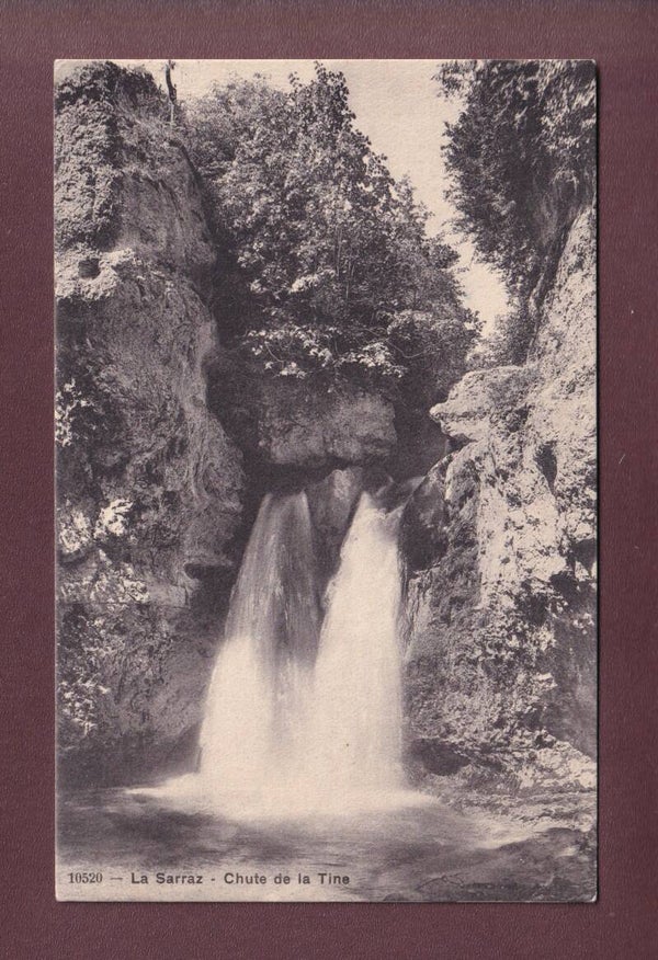 LA SARRAZ - Chute de la Tine - 1920