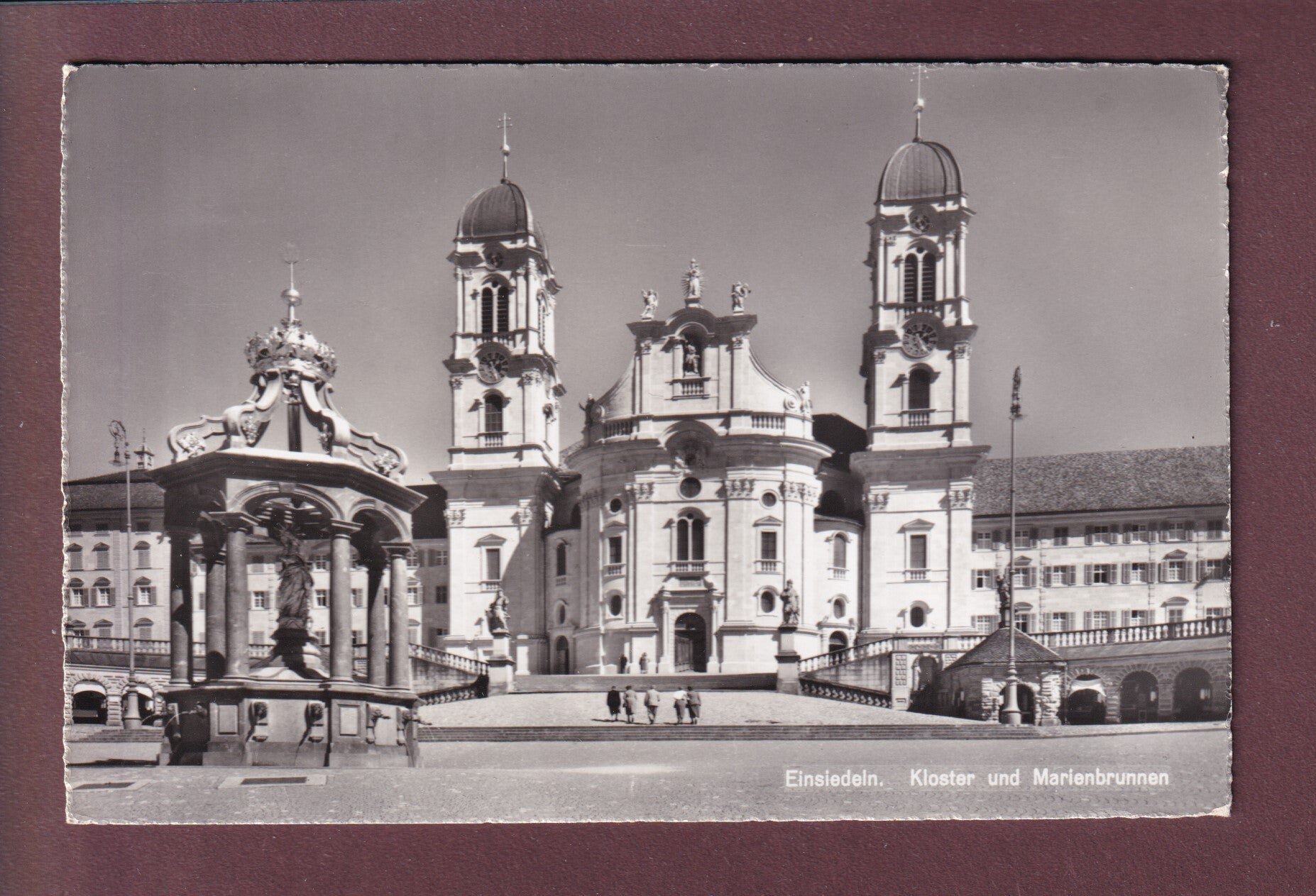 EINSIEDELN - Kloster - Marienbrunnen