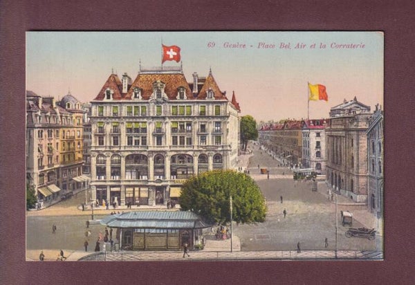 GENEVE - Place Bel-Air - Corraterie