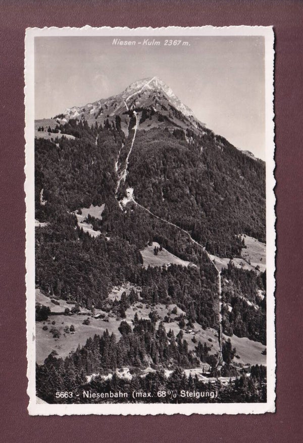 NIESENBAHN - Niesen-Kulm