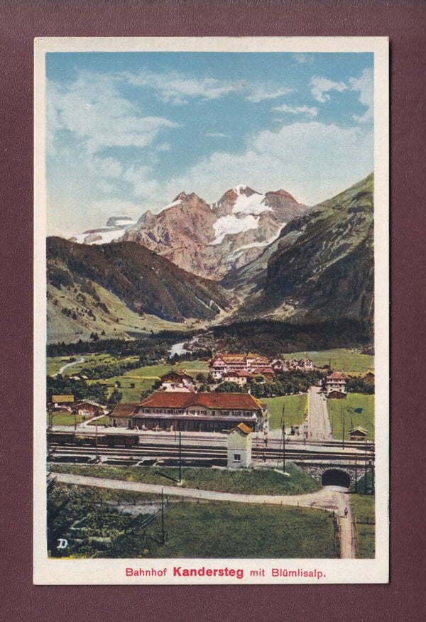 KANDERSTEG - Bahnhof - Blümlisalp