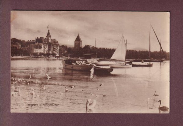LAUSANNE - Vue d'Ouchy - 1922