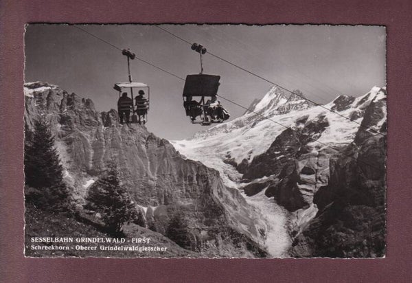 Sesselbahn GRINDELWALD-FIRST - 1958