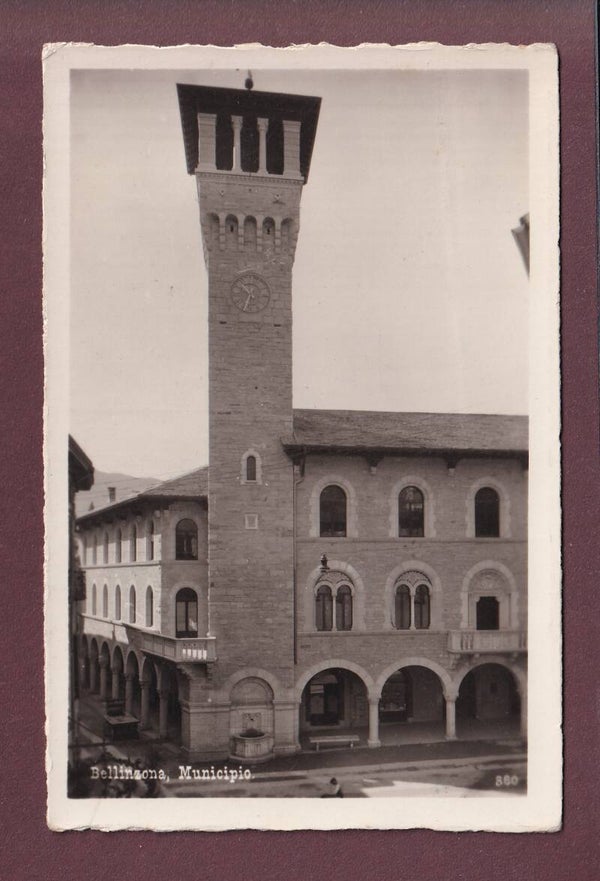 BELLINZONA - Municipio - 1934