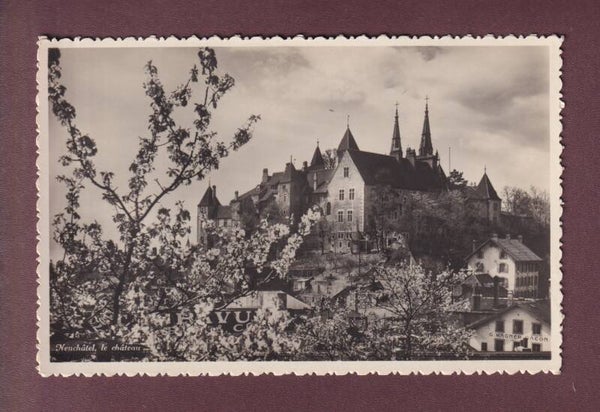 NEUCHÂTEL - Château au printemps