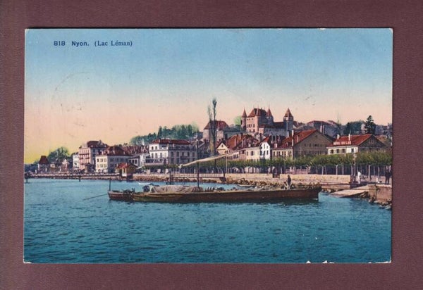 NYON depuis le lac - 1927