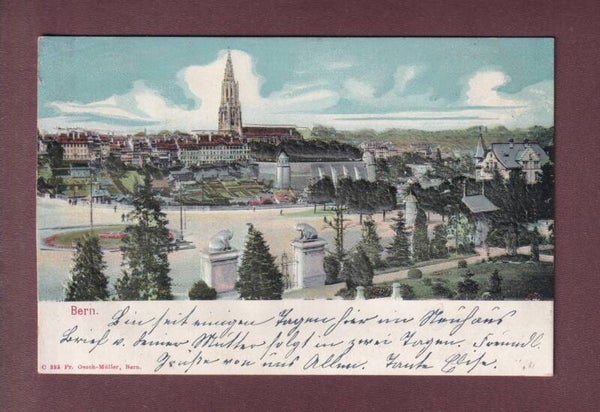 BERN - Relief - 1903