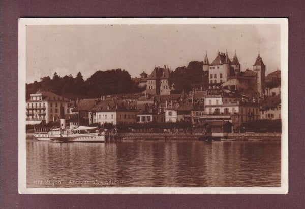 NYON - Arrivée d'un bateau CGN - 1925