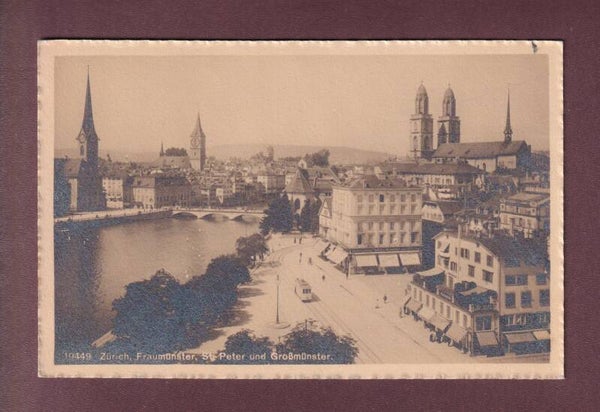 ZÜRICH - Teilansicht - 1911